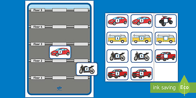 car-park-number-recognition-activity-teacher-made