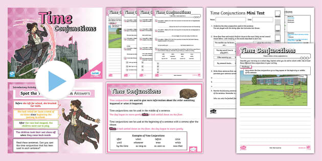 PlanIt Y3 SPaG Lesson Pack: Time Conjunctions - Twinkl