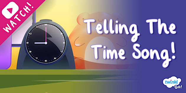 👉 Telling the Time Song | Twinkl Animation (teacher made)