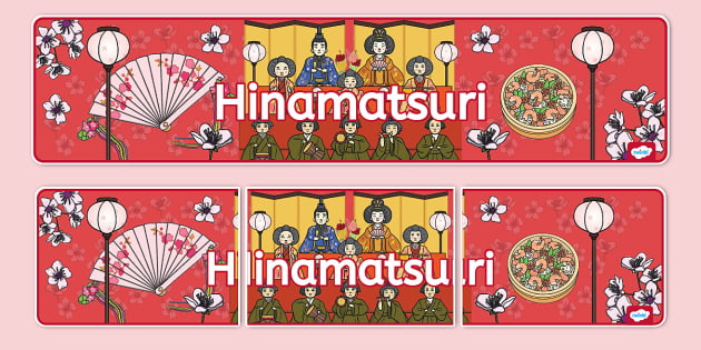 Hinamatsuri Display Banner Teacher Made Twinkl