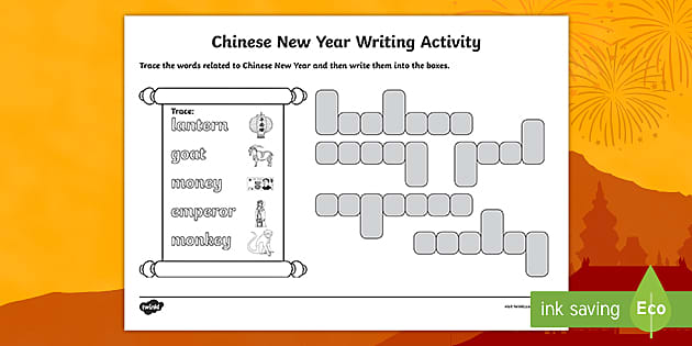 chinese new year writing activities ks1