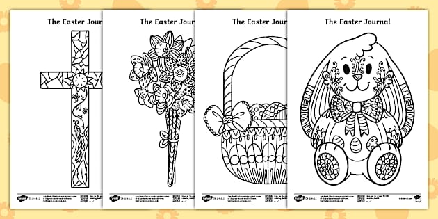 Easter-Themed Mindfulness Colouring Pages (teacher made)