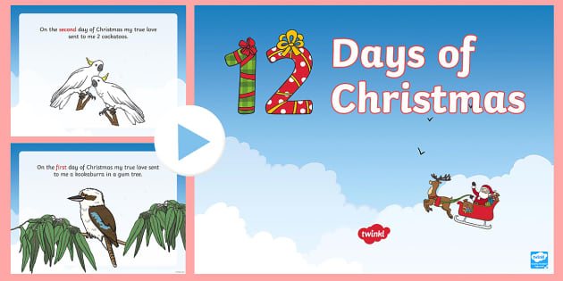 Kookaburra in a Gum Tree Christmas Song PowerPoint | Twinkl