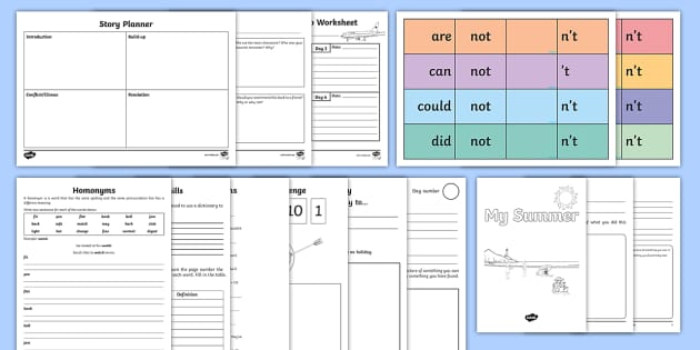 homework activities ks2