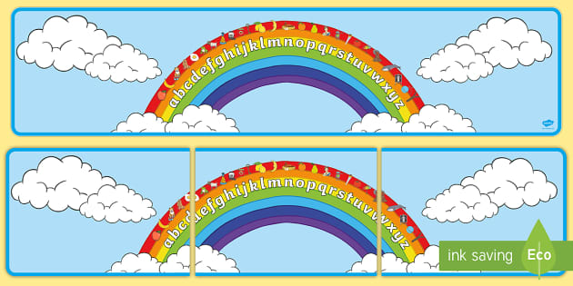 rainbow alphabet arc teacher made