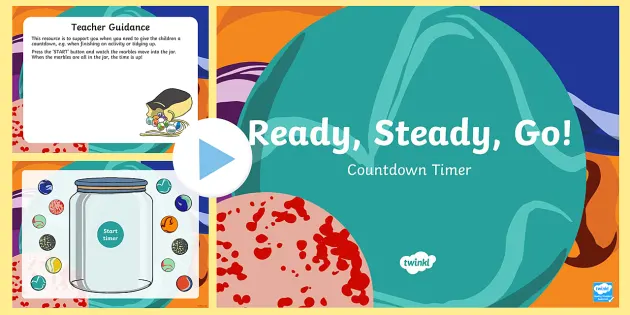 Classroom Timer: 5 Minute Task Timer PowerPoint - Twinkl