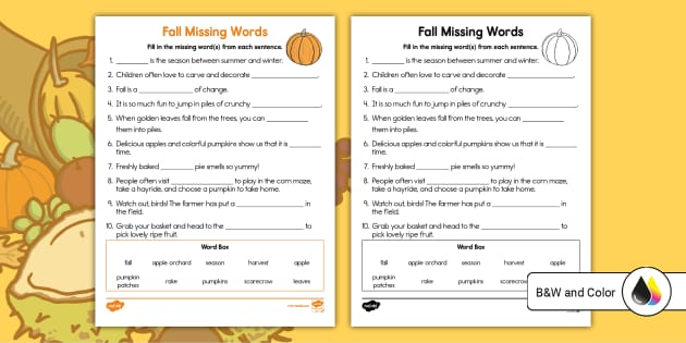 fall-complete-the-sentence-missing-words-activity-for-k-2nd-grade