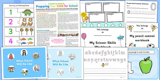 School Preparation Pack for Childminders (teacher made)