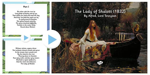 2006 Tennyson Lady Shalott H Barbas PDF, PDF, English Poetry