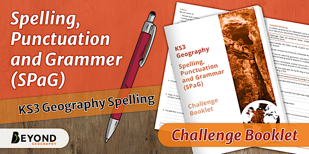 KS3 Geography SPaG Challenge (nauczyciel wykonał) - Twinkl