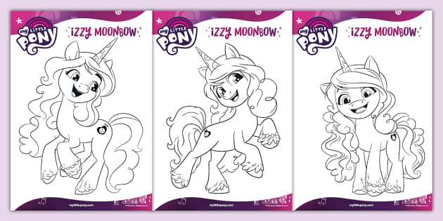 Kids Under 7: My Little Pony Coloring Pages
