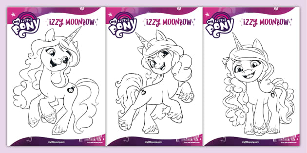 9 Free Printable Pony Coloring Pages for Kids in 2023