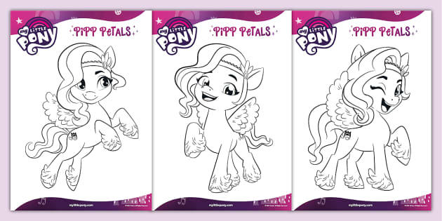 Free! - My Little Pony Izzy Colouring Pages | Twinkl