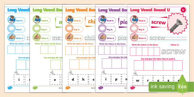 Long Vowel Sounds Phonics Pack Teacher Made Twinkl