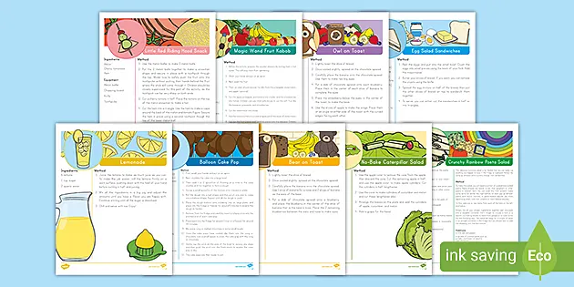 Baking PreK No Prep Worksheets with Cookies, Cakes, and Baking Supplies