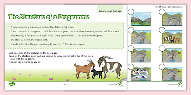 Grade 2 Robotics and Coding - The Structure of a Programme