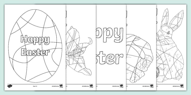 Easter Mindfulness Colouring (teacher made) - Twinkl