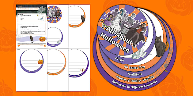 All About Halloween Circles Booklet (Lehrer gemacht)