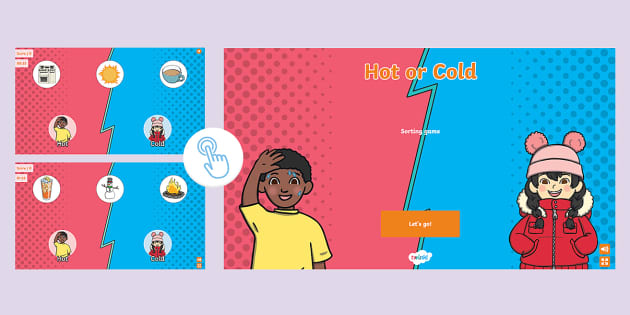Hot or Cold Interactive Sorting Game (Teacher-Made) - Twinkl