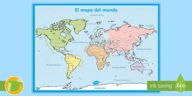  Mapa del mundo oficial 2023 Tabla de referencia para el aula  Colores vibrantes Geografía Tabla geográfica Actualizado Educativo Miller  Proyección Países Geografía Tierra Cool Decoración de pared Póster de  impresión artística