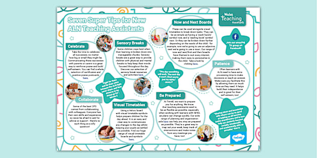 Wales TA: Seven Super Tips for New ALN Teaching Assistants