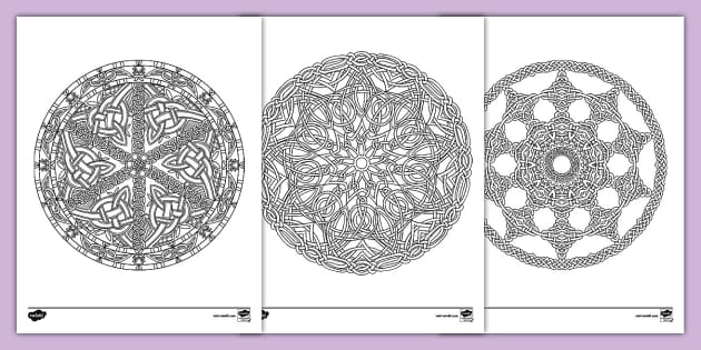 celtic coloring pages