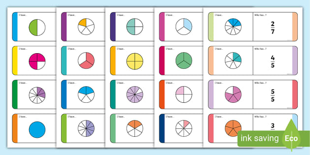 Stage 4/5 Fraction Loop Cards (Teacher-Made) - Twinkl