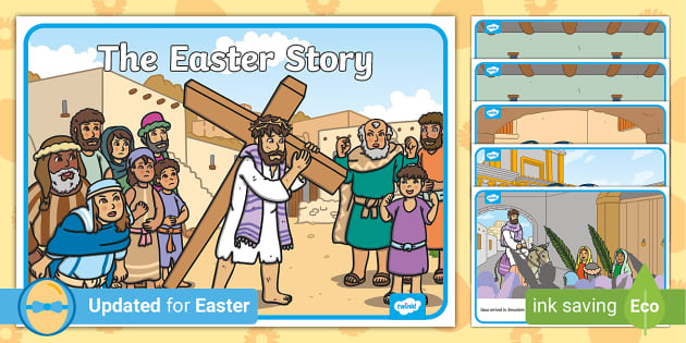 KS1 The Easter Story Sequencing Cards for Kids - Twinkl