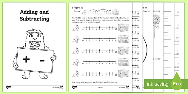 addition and subtraction worksheets pdf grade 2 workbook