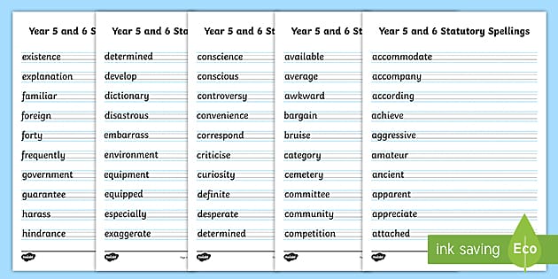 year-5-and-6-statutory-spellings-handwriting-practice