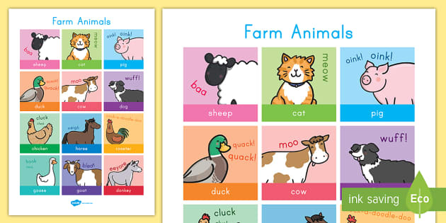 Farm Animals Pictures | Educational Resources | Twinkl USA