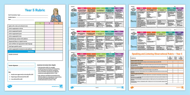 Year 5 Assessment Rubrics Pack (teacher made) - Twinkl