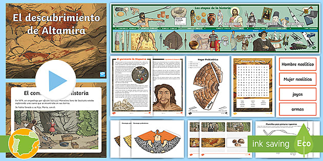Pack de recursos: La Prehistoria - Aprendizaje por proyectos