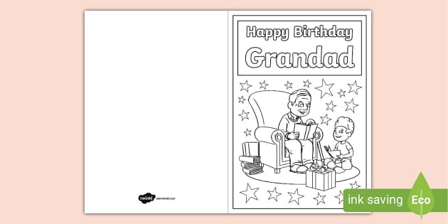 Grandad Happy Birthday Card 