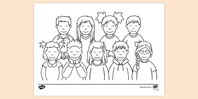 28 Desenhos do Dia das Crianças para Colorir - Educação Infantil - Aluno On