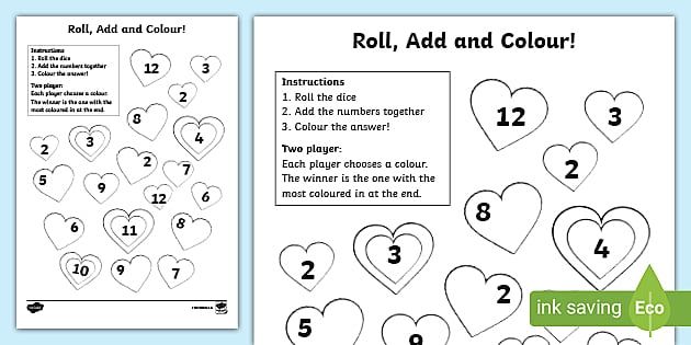 Roll and Add, DICE ADDITION