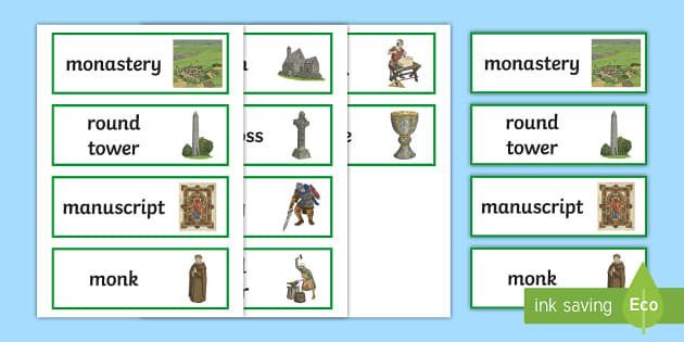 Clonmacnoise Word Cards (teacher made) - Twinkl