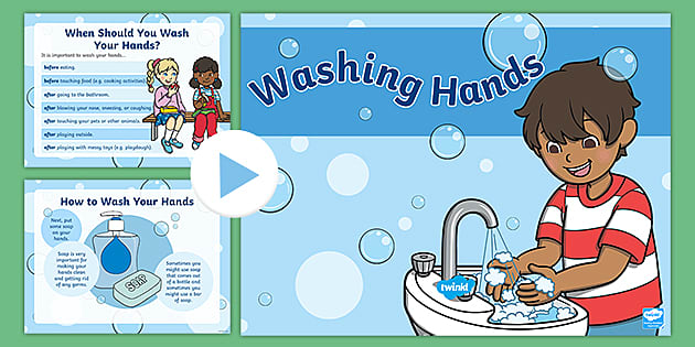 hand washing presentation for elementary students