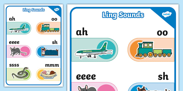 Ling Sounds Display Poster (teacher made) - Twinkl