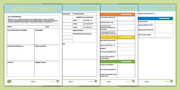 Older Learners Transition Roadmap | Twinkl (teacher made)