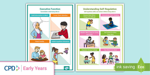 FREE! - Executive Function and Self-Regulation Posters (EYFS 2021)