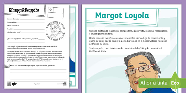 Guía De Trabajo Margot Loyola Teacher Made Twinkl 