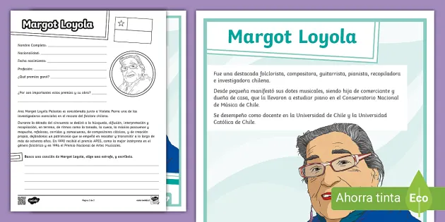 Guía de Trabajo: Margot Loyola (Hecho por educadores)