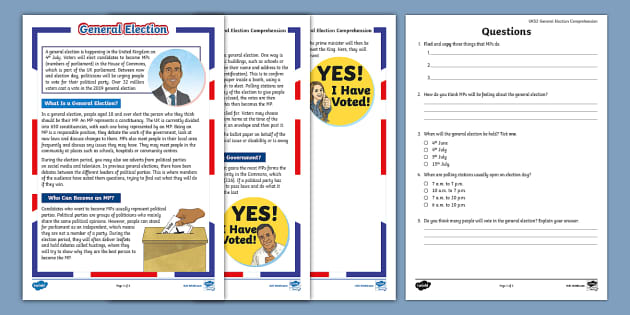 10 Activities to Learn about the General Election - Twinkl