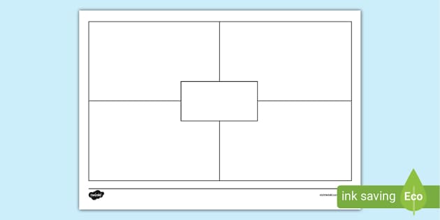 Four squares template