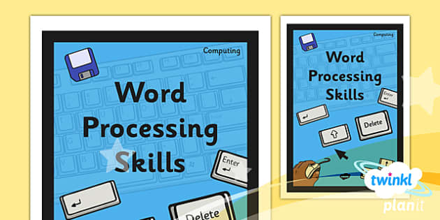 Computing: Word Processing Skills Year 1 Unit Book Cover