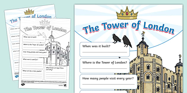 KS1 Tower of London Fact File Template (teacher made)