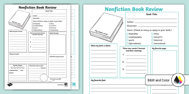 how to write a book review on a nonfiction book