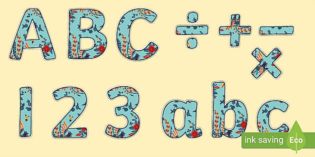 Cendrawasih Batik Bird Lettering Pack (teacher made)