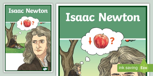Isaac Newton Display Poster Teacher Made Twinkl 8693